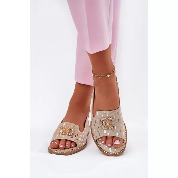  Sandale de dama S.BARSKI KV51-096 AUR DESCHIS 