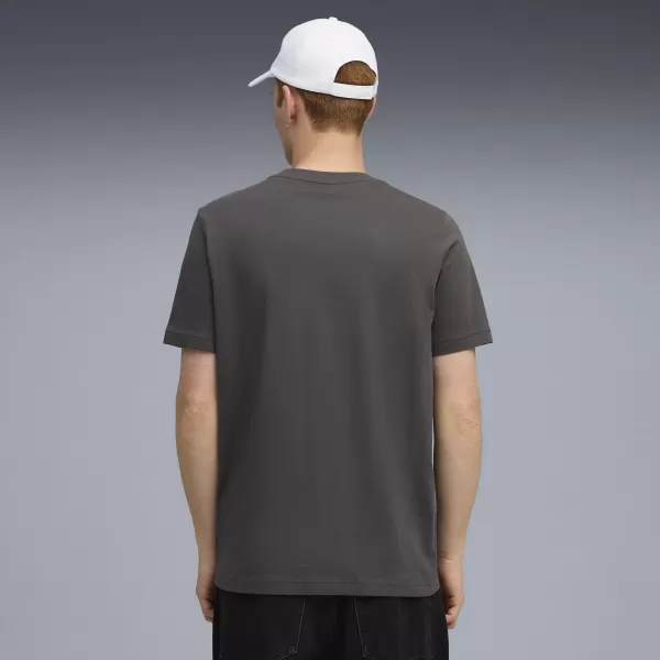  Tricou pentru bărbați PUMA TECH GRAPHIC TEE 688227-44 GRI ÎNTUNERIC 