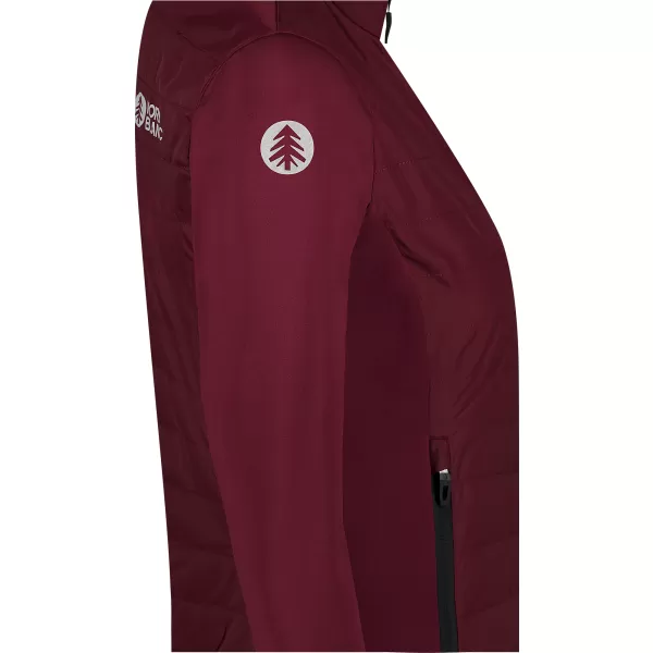  Geaca sport de dama NORDBLANC HINTER NBWJL8361 BURGUNDIA 