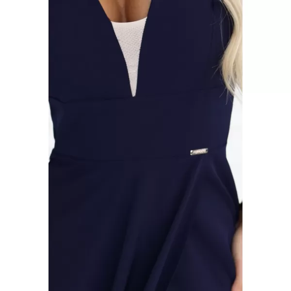  Rochie NUMOCO 660-1 ALBASTRU ÎNCHIS 