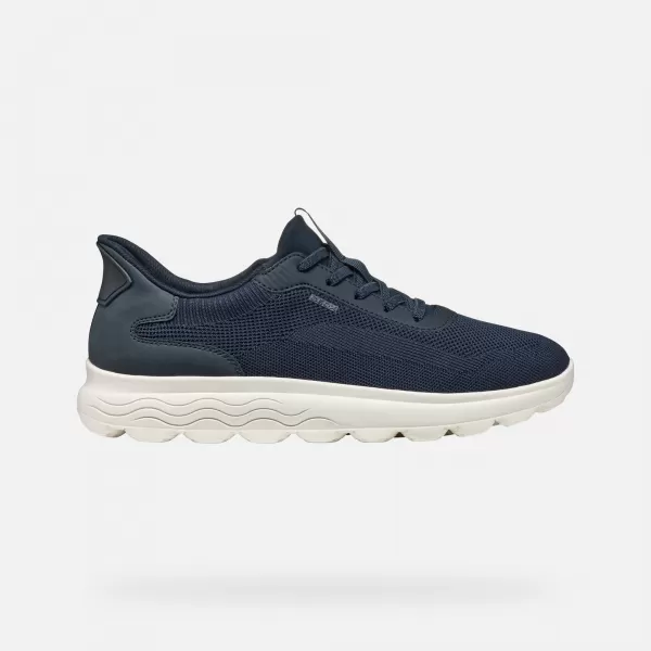  Adidași pentru bărbați GEOX SPHERICA PLUS G002969 ALBASTRU ÎNCHIS 