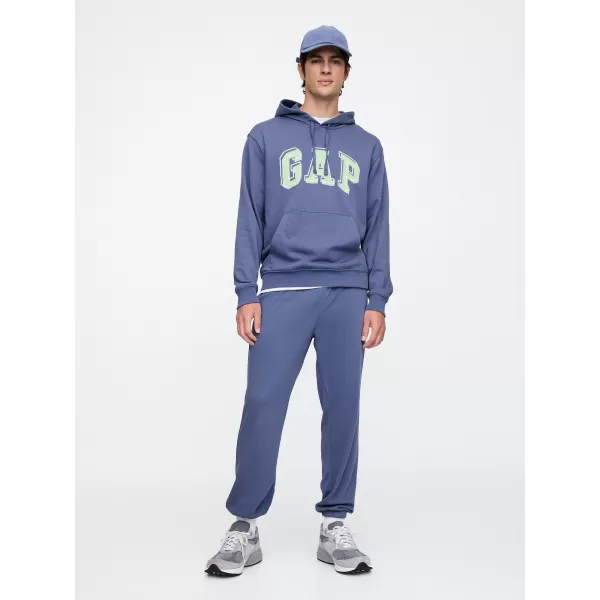  Hanorac pentru bărbați GAP HERITAGE LOGO PULLOVER HOODIE 868460-06 ALBASTRU LINISTIT 