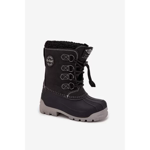  Pantofi de iarna pentru copii LEE COOPER LCJ-25-44-3943K NEGRU 