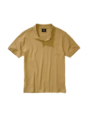 Tricou pentru bărbați cu guler BRANDIT 4215 NISIP