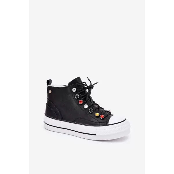  Pantofi de dama GOE RR2N4101 NEGRU 