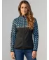 Jachetă softshell premium pentru femei ALTISPORT VOJ/ALW048JACK01 NEGRU ȘI ALBASTRU
