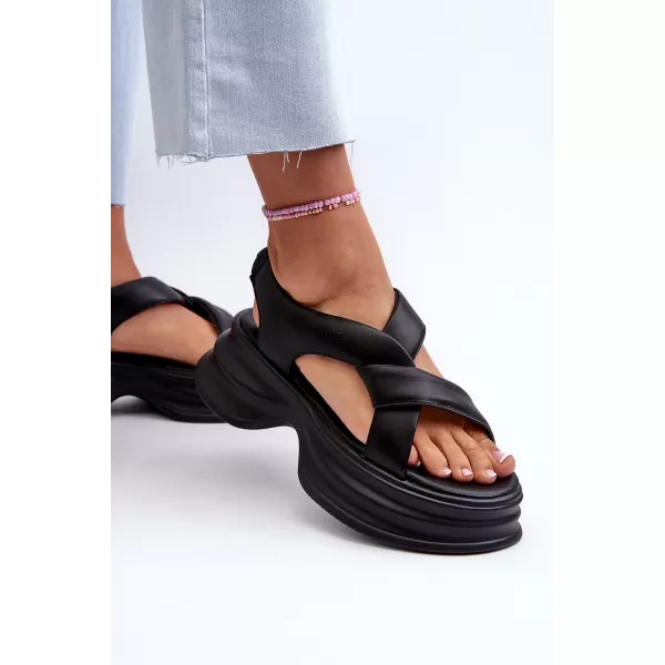  Sandale de dama ZAZOO 2743 NEGRU 