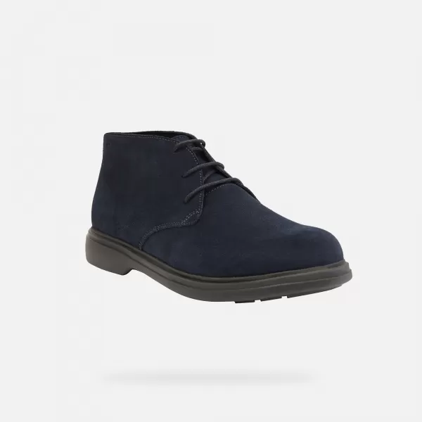  Botine pentru bărbați GEOX OTTAVIO G006455 ALBASTRU ÎNCHIS 