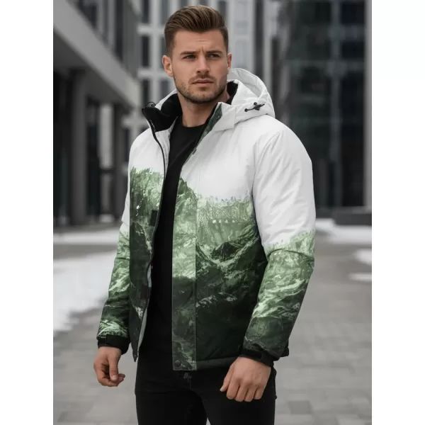  Jachetă pentru bărbați DSTREET TX5126 VERDE 