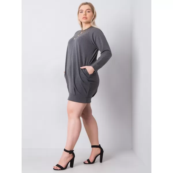  Rochie BASIC FEEL GOOD RV-SK-6296.99 GRI ÎNCHIS 