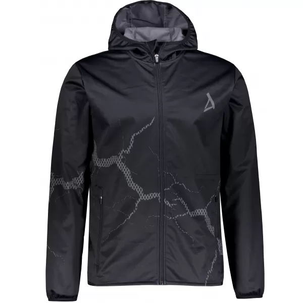  Jachetă softshell premium pentru bărbați ALTISPORT VOJ/ALM129JACK01 GRI NEGRU 