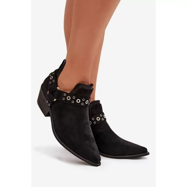  Pantofi de dama BOTO VANNESSAE 41391 NEGRU 