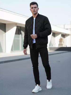 Jachetă pentru bărbați DSTREET TX2215 NEGRU
