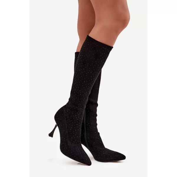  Cizme de dama D&A JC52-883 NEGRU 