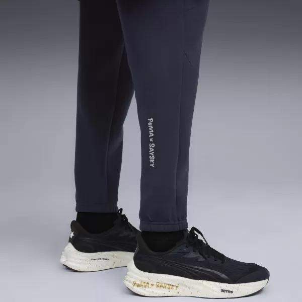  Pantaloni pentru bărbați PUMA M X SAYSKY SWEAT PANT 527555-16 MARINA NOUA 