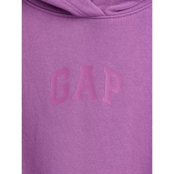  Hanorac pentru copii GAP HIGH LOW HOODIE PULLOVER 862110-01 ORHIDEEA CATTLEYA 