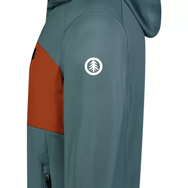  Hanorac powerfleece pentru bărbați NORDBLANC BRACKEN NBWFM8286 VERDE ÎNCHIS 