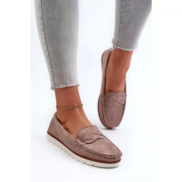  Mocasini de dama EVENTO NESTALIA TAUPE 