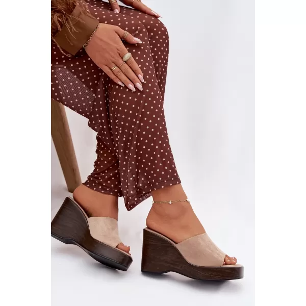  Papuci de damă BOTO RAVELIA 41346 KAKI 