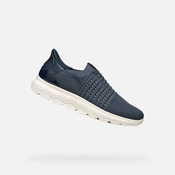  Adidași de damă GEOX SPHERICA PLUS G012963 ALBASTRU ÎNCHIS 