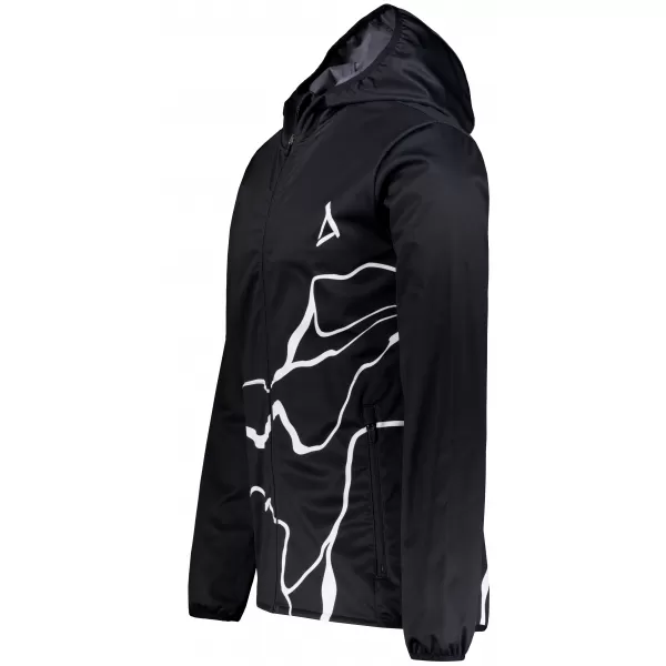  Jachetă softshell premium pentru bărbați ALTISPORT VOJ/ALM073JACK01 NEGRU 