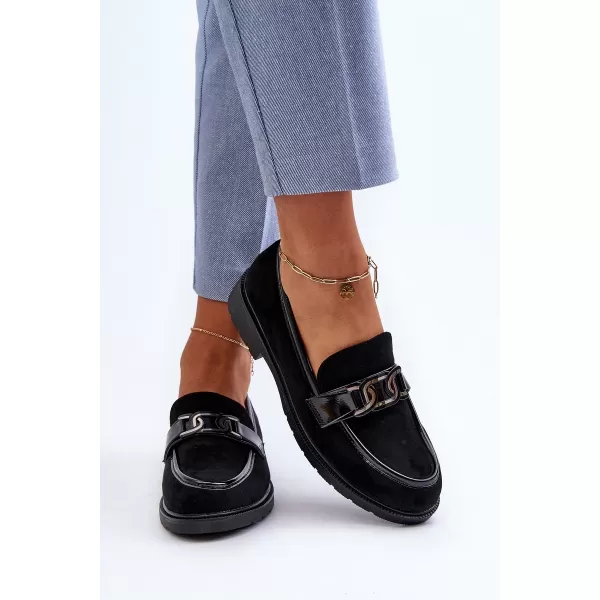  Mocasini de dama S.BARSKI HY350A NEGRU 
