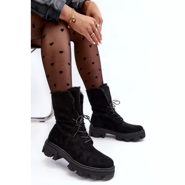  Pantofi de dama BOTO FRENDO 27836 NEGRU 