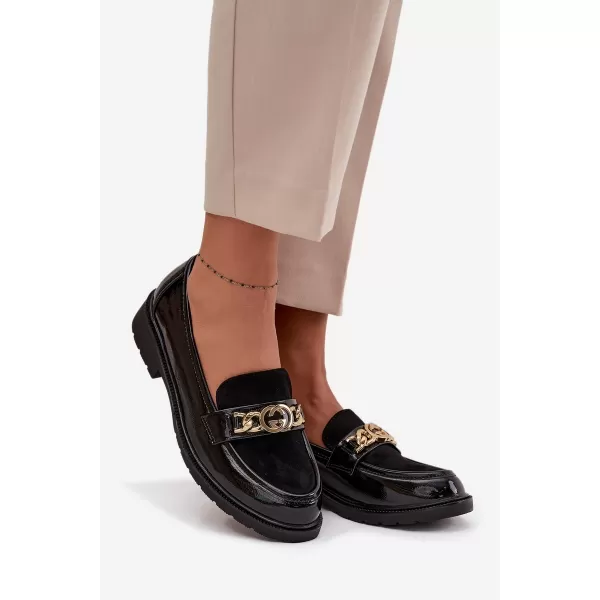  Mocasini de dama D&A HY52-540 NEGRU 