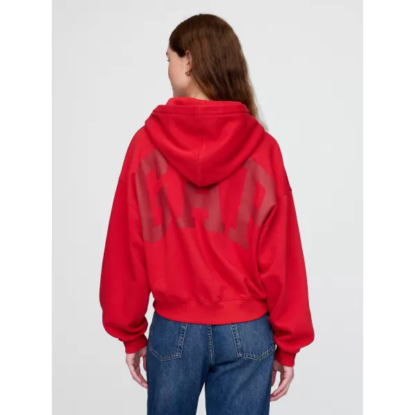  Hanorac de dama GAP CROPPED LOGO PULLOVER HOODIE 841725-12 SOS DE ROSII 