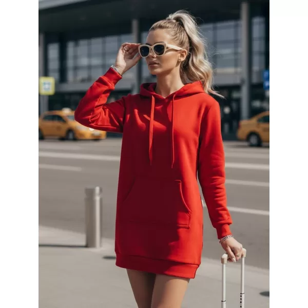  Rochie DSTREET EY1935 ROŞU 