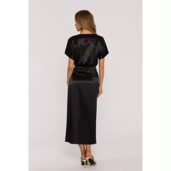  Rochie MOE M887 NEGRU 