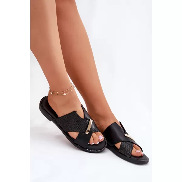  Papuci de damă VINCEZA 17385 NEGRU 