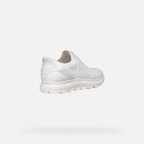  Adidași de damă GEOX SPHERICA PLUS G012962 ALB 