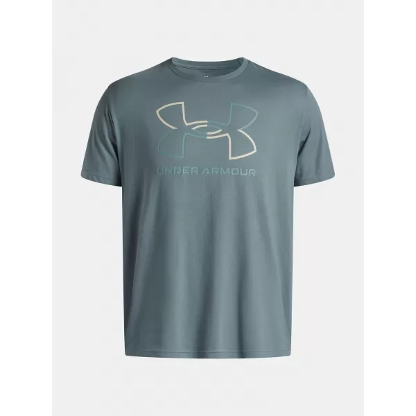  Tricou pentru bărbați UNDER ARMOUR UA GL FOUNDATION UPDATE SS 1382915-587 ALBASTRU 