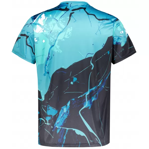  Tricou premium pentru bărbați ALTISPORT VOJ/ALM131TR01 KEROSEN/NEGRU 