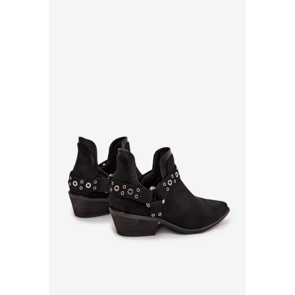  Pantofi de dama BOTO VANNESSAE 41391 NEGRU 