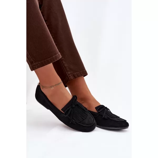  Mocasini de dama BOTO JANELISSE 41308 NEGRU 