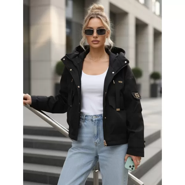  Geaca de dama DSTREET TY5636 NEGRU 