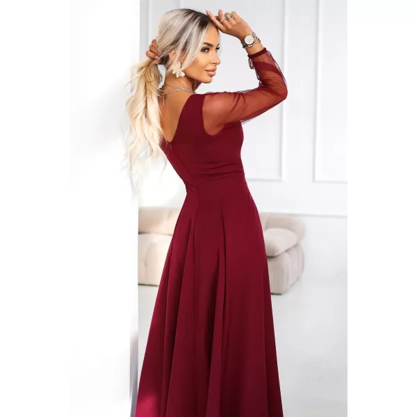 Rochie NUMOCO 640-1 BURGUNDIA 