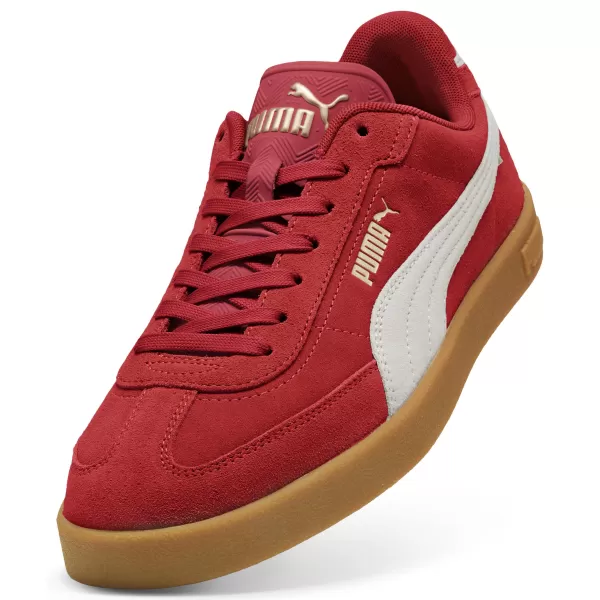  Cizme PUMA CLUB II ERA SUEDE 400717-08 FORATRED/P.WHITE/ FORATRED/P.WHITE/PUMA GOLD 