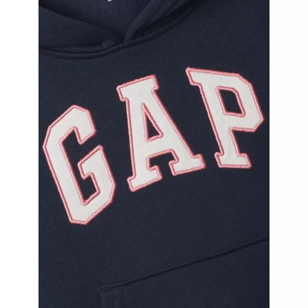  Hanorac pentru copii GAP LOGO PULLOVER HOODIE 618806-02 TAPISERIE BLEUMARIN 