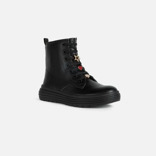  Botine pentru fete GEOX PHAOLAE J26ETA000BCC9999 NEGRU 