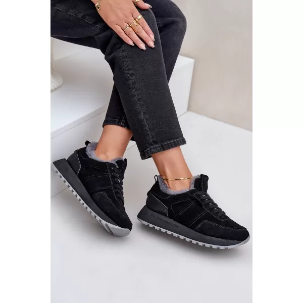  Adidași de damă BIG STAR OO274580 BLACK Pantofi Big Star 