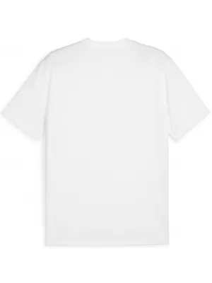 Tricou funcțional pentru bărbați PUMA TEAMGOAL JERSEY 658636-04 PUMA ALB/PUMA NEGRU/GRI
