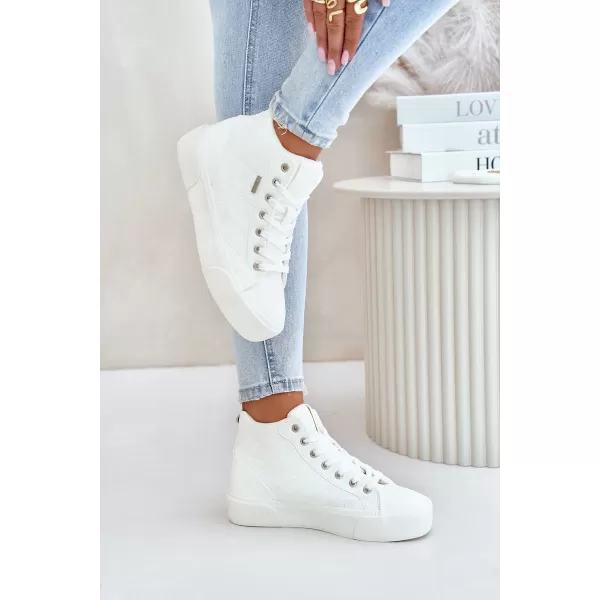  Adidasi de dama BIG STAR OO274A479 WHITE Pantofi Big Star 