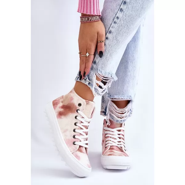  Adidași de damă BIG STAR LL274048 BEIGE/NUDE Pantofi Big Star 
