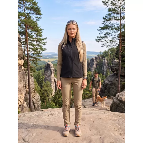  Vesta softshell dama ALTISPORT NoPrint NP/ALW965 NEGRU 