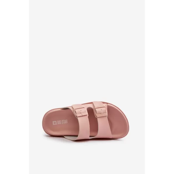  Papuci dama BIG STAR NN274A753 ROZ Pantofi Big Star 