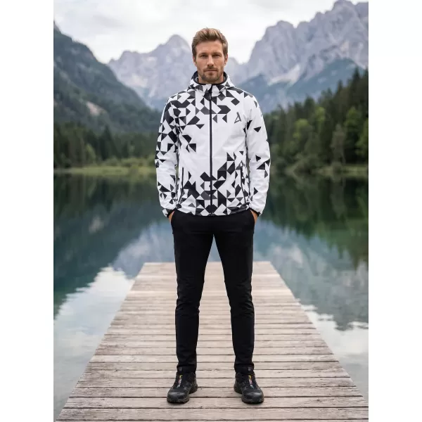  Jachetă softshell premium pentru bărbați ALTISPORT VOJ/ALM108JACK01 ALB 