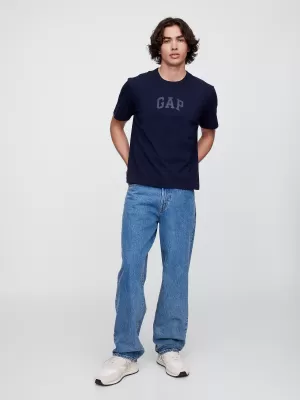 Tricou pentru bărbați GAP HIGH DENSITY LOGO TEE 782369-00 UNIFORMA MARINEI